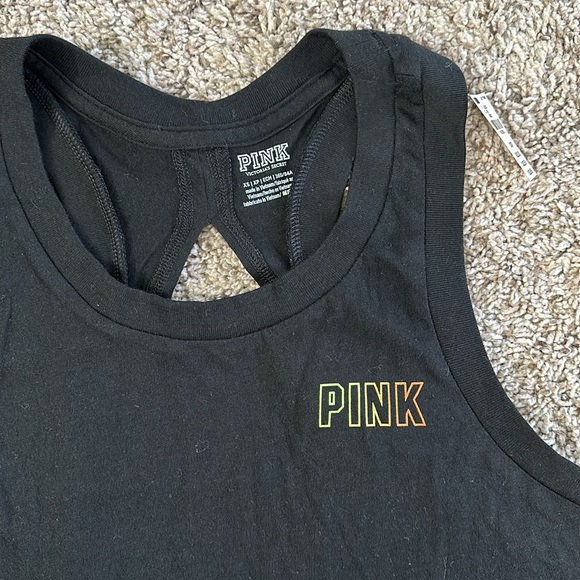 NWT Pink Open Back Tank - Picture 2 of 6